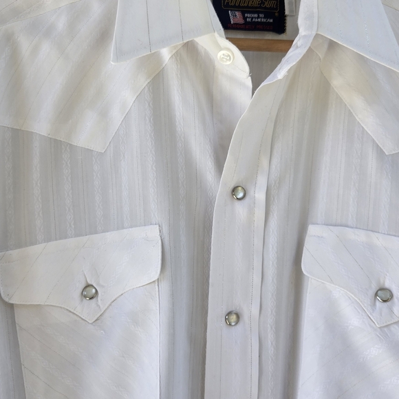 Panhandle Slim Vintage Pearl Snap Button Shirt - Picture 3 of 12
